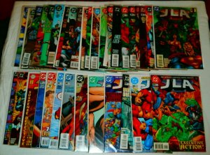 JLA #1-23 complete Justice League of America Aztek NFR Morrison comics lot of 62