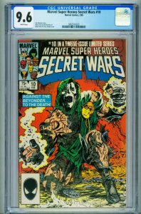 MARVEL SUPER HEROES SECRET WARS #10 -- CGC 9.6 -- Dr. Doom - comic book