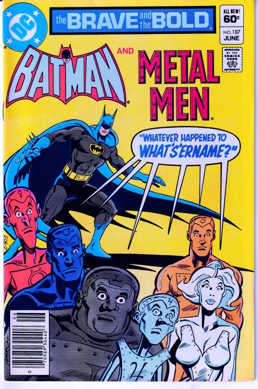 Brave and the Bold # 187 Mysterious Foe from Metal Men's Past ! Nemesis !