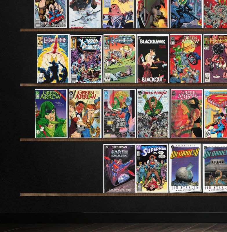 Huge Lot 150+ Comics with Superman, Green Arrow, Wolverine, Excalibur & More!