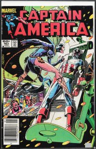 Captain America #301 Newsstand Edition (1985) Captain America