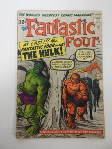 Fantastic Four #12 (1963) GD Condition see desc
