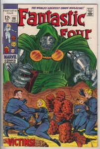 Fantastic Four #86 (May-69) VF+ High-Grade Fantastic Four, Mr. Fantastic (Ree...