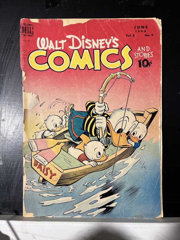 Walt Disney's Comics & Stories #93 (1948) missing the back cover