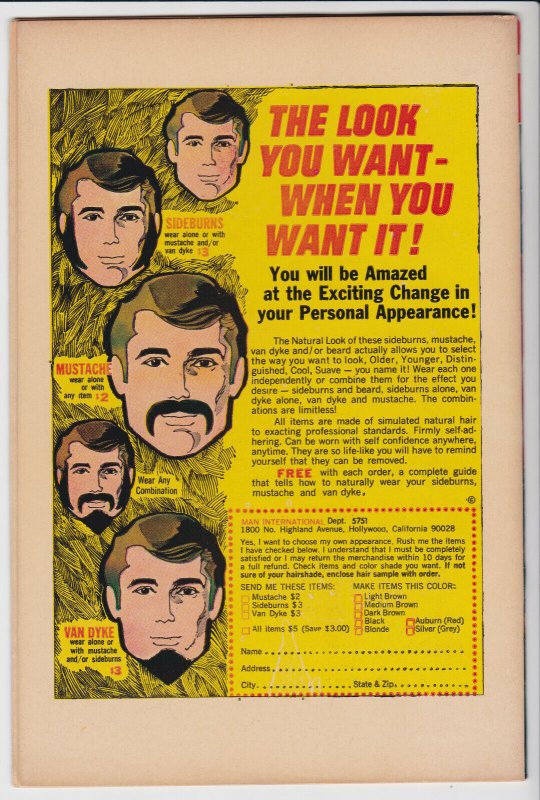 Flash Gordon #13 (Apr 1969) 3.0 GD/VG Charlton Sci-Fi Jeff Jones Art Comic