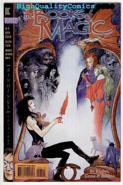 BOOKS of MAGIC #4, NM+, Vertigo, Death, Anhk, Charles Vess, 1994, more in store