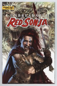 Unbreakable Red Sonja #2 Cvr A Parrillo (Dynamite, 2022) NM
