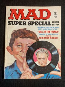 1973 MAD SUPER SPECIAL Magazine #11 VGD+ 2.5 NO Flexi Record Insert