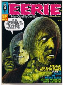 EERIE #20,Warren, Fall of the House of Usher,Severin,FN