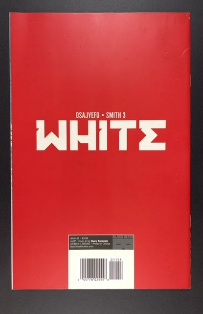 WHITE #1 Third Print Cover (2021)
