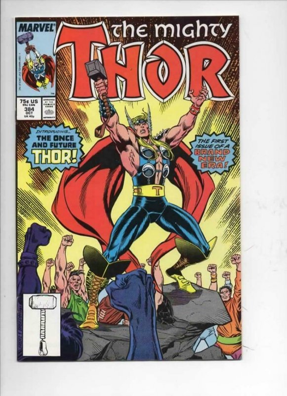 Thor #384 Muy Fino/casi Nuevo Dios del Trueno 1966 1987, más en tienda de Thor, Marvel 