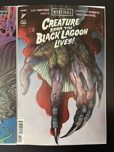 UNIVERSAL MONSTERS CREATURE F/T BLACK LAGOON LIVES #3 CVR A + 1:10 PROSHIPPER