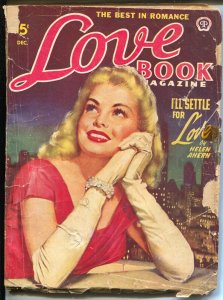 Love Book 12/1949-Popular-pin-up girl cover-Helen Ahern-Alice Warner-G