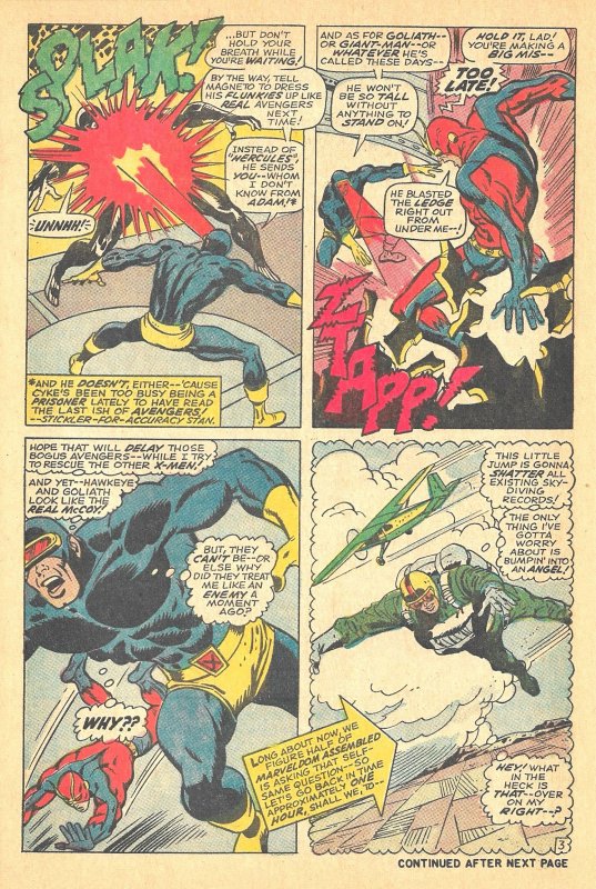 THE AVENGERS #53 (Jun1968) 8.0 VF  Roy Thomas! John Buscema! AVENGERS vs X-MEN!