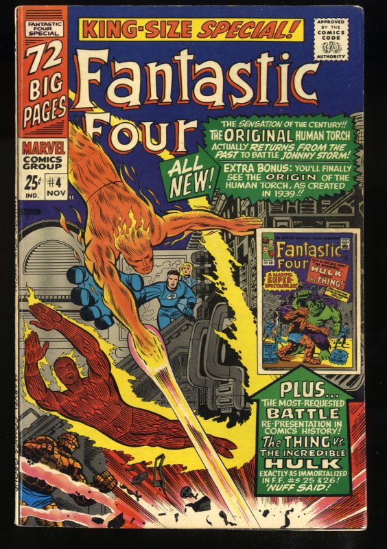Fantastic Four Annual #4 VG+ 4.5