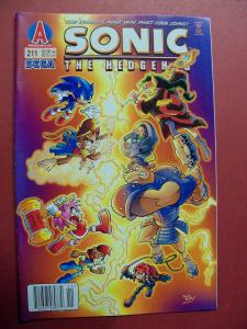 SONIC THE HEDGEHOG #211  (NM- 9.2)  2010 ARCHIE COMICS