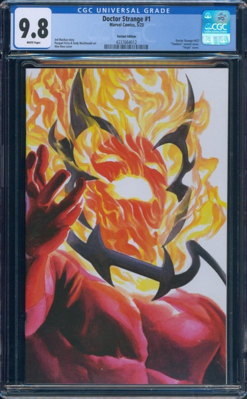 Doctor Strange #1 CGC 9.8 Alex Ross Timeless Dormammu Virgin Variant Marvel 2023