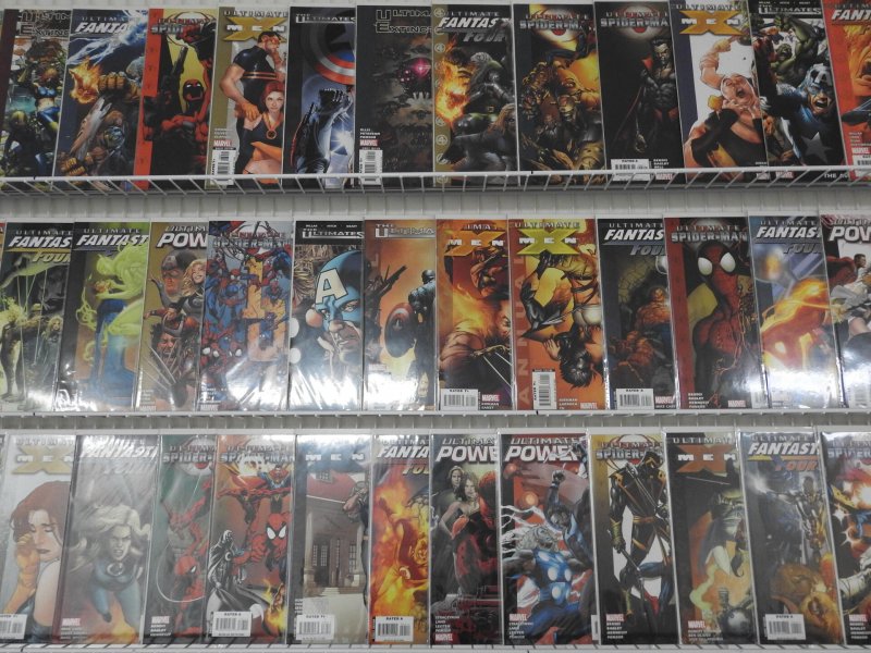 Huge Lot 140+ W/ X- Men, Spiderman, Wolverine Avg VF/NM Condition.