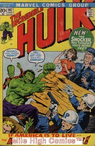 HULK  (1962 Series) (#1-6, #102-474, #600-635)(INCREDIBLE)(MV) #147 Fair