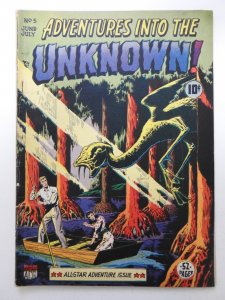 Adventures into the Unknown #5 (1949) Pre-Code Horror! Amazing VG+ Condition!