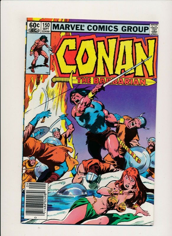 Marvel Comics Lot of 5-CONAN THE BARBARIAN #145-147, 150, 172 F/VF(PF932)