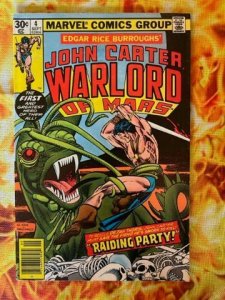 John Carter Warlord of Mars #4 (1977) - VF