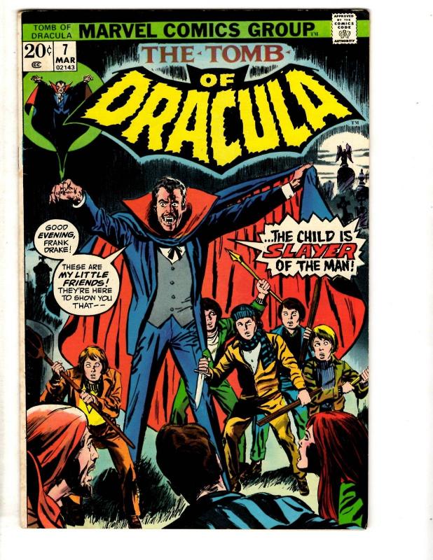 Tomb Of Dracula # 7 VF Marvel Comic Book Vampire Monster Horror Fear TD7