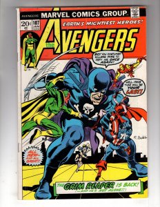 The Avengers #107 (1973) THE GRIM REAPER! Bronze Marvel Classic !!! / HCA3