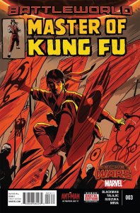 Master Of Kung Fu #3 2015 Francavilla Cover A Marvel Comics EB133