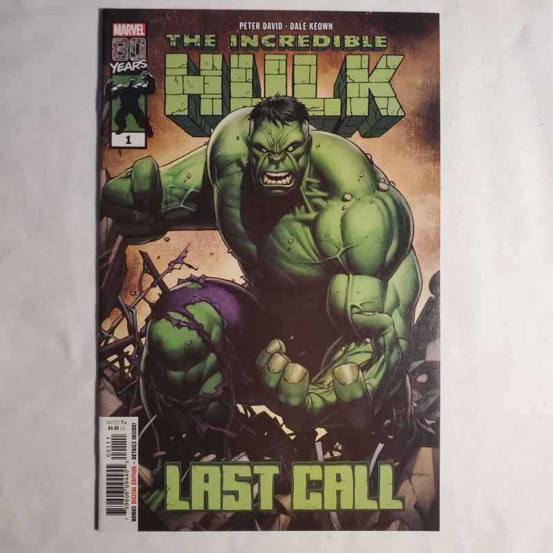 Incredible Hulk Last Call 1 Near Mint Cover by Dale Keown