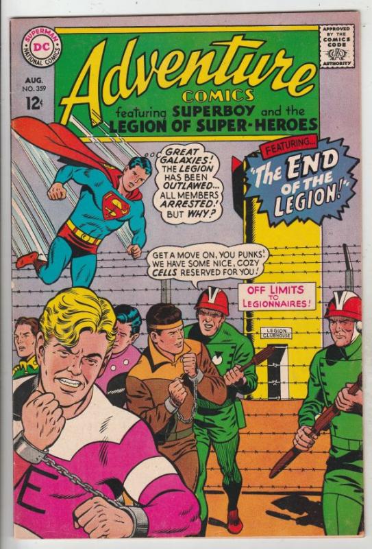 Adventure Comics #359 (Aug-67) NM- High-Grade Legion of Super-Heroes, Superboy