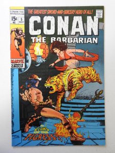 Conan the Barbarian #5 VG+ Condition! 2 centerfold wraps detached at top staple