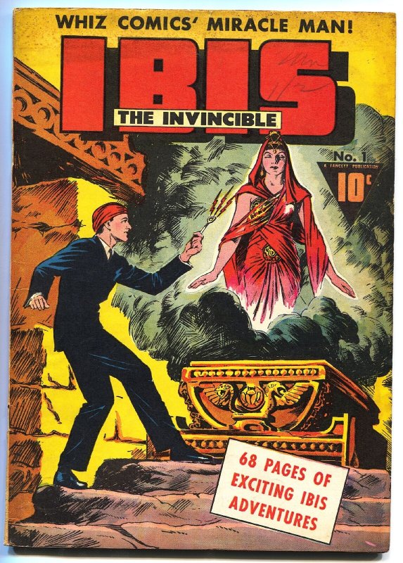 IBIS THE INVINCIBLE #1-1943-RABOY-FAWCETT-ORIGIN-GOLDEN-AGE