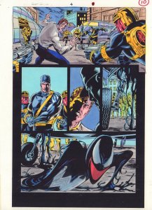 Venom: Separation Anxiety #4 p.10 Color Guide - Symbiote on the Loose - 1995