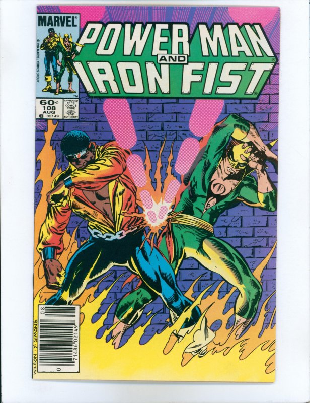 Power Man and Iron Fist #108 (1984) Newsstand