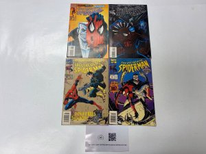 4 Spectacular Spider-Man MARVEL comic books #206 207 209 221 79 KM14