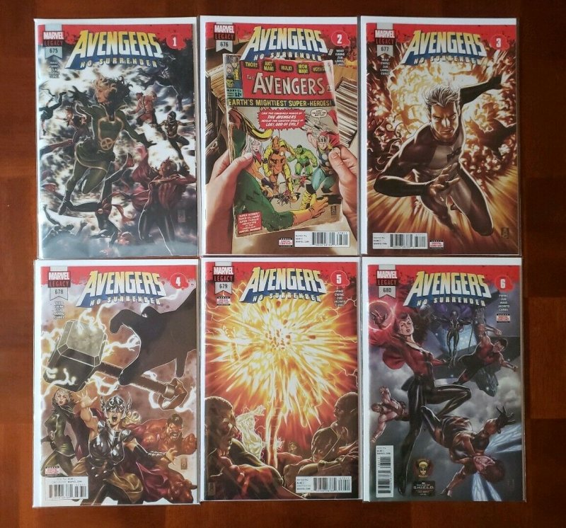 AVENGERS 675 - 690 NO SURRENDER COMPLETE STORY