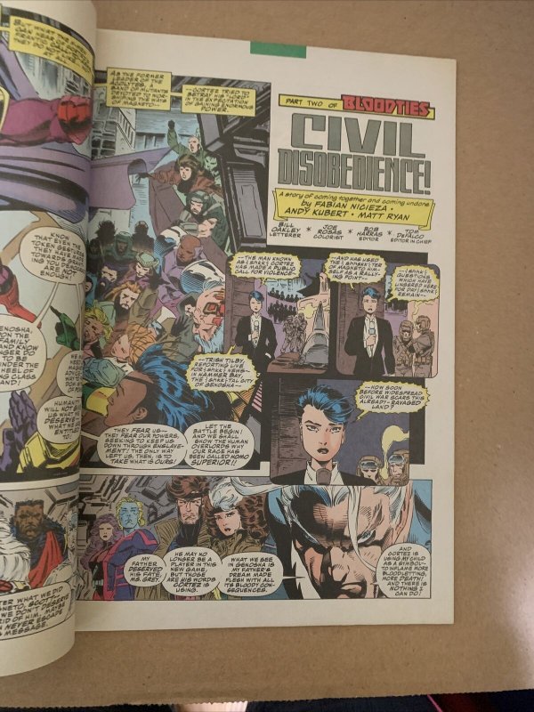 1993 Marvel Comics: Bloodties X-MEN | Nov. 26 | Bagged & Boarded 