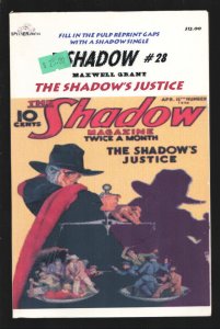 PULP:  Shadow #28 2000-Specter Press-Reprints The Shadow's Justice-by Maxwe...