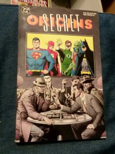 Secret Origins TPB DC comics #1 batman superman 1ST print VG gn trade paperback 