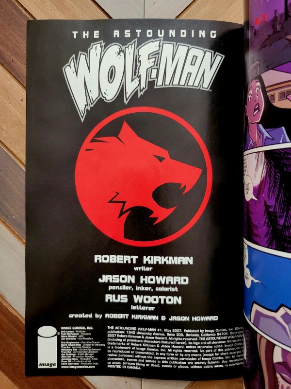 ASTOUNDING WOLFMAN: FCBD Preview #1 FN 6.0 (Image 2007) First Appearance KIRKMAN
