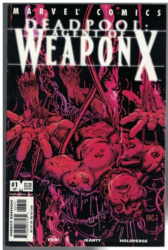 DEADPOOL (1997) 57 FN+ WEAPON X  Oct. 2001