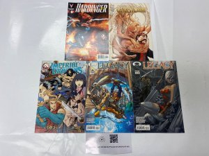 5 IMAGE comic books Harbinger #8 Godstorm #2 Imperial Dragons #1 Legacy 37 KM19