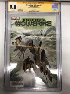 X Death Of Wolverine (2022) # 4 (CGC 9.8 SS) Census=11•Signed By Momoko Variant