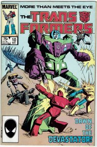 Transformers #10 (1984) Marvel FN+