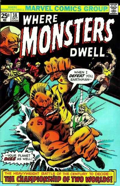 Where Monsters Dwell (1970 series) #38, VF- (Stock photo)