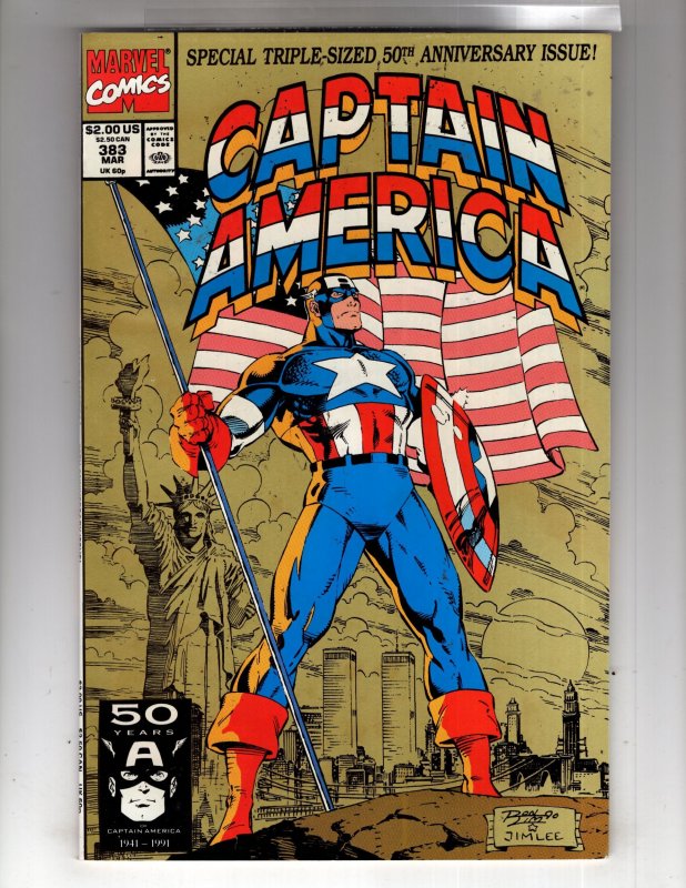 Captain America #383 (1991)  VF+   / ID#21