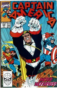 Captain America #379 (1968 v1) Quasar Peggy Carter NM-