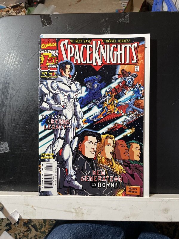 Space Knights #1 (2000 Marvel) First Print Starlin Batista 759606048816