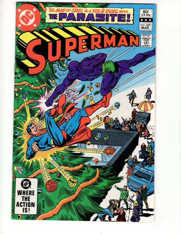 Superman #369 PARASITE Appearance SUPERMAN'S LAST CHRISTMAS!